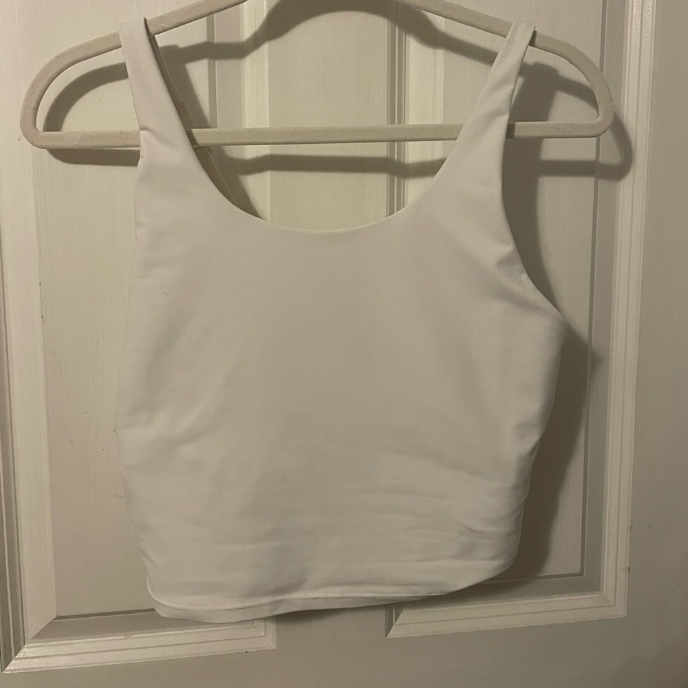 Old navy cropped white athletic tank